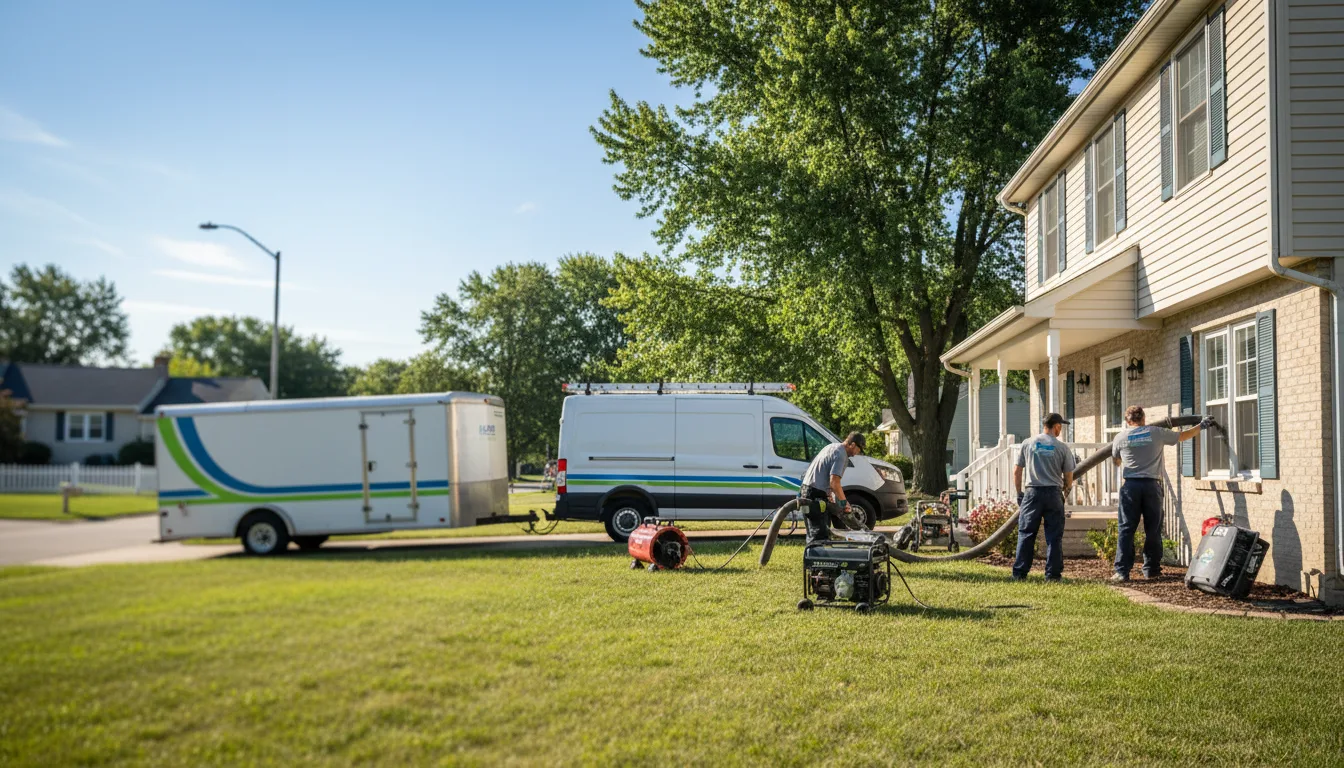 Flooded Basement Restoration And Cleanup With Repair in Pomona, KS near me